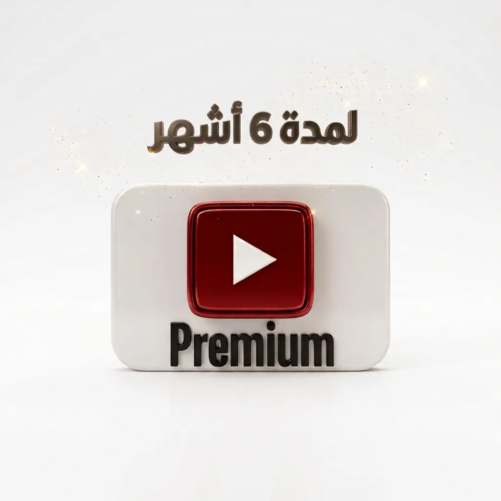 يوتيوب بريميوم لمدة 6 أشهر Youtube Premium